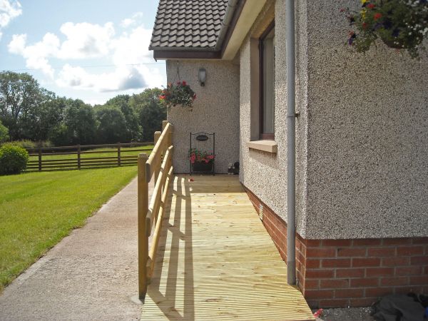 Hardwood Ramp Installation in Springfield