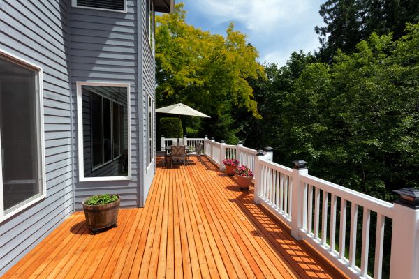 Cedar Deck Construction in Springfield