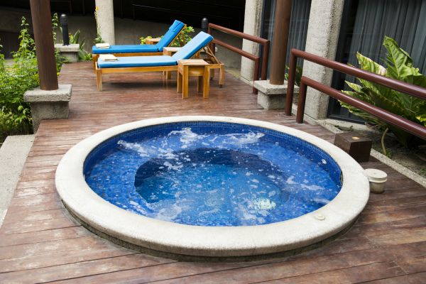Hot Tub Deck Construction in Springfield