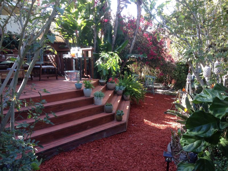 Redwood Deck Construction